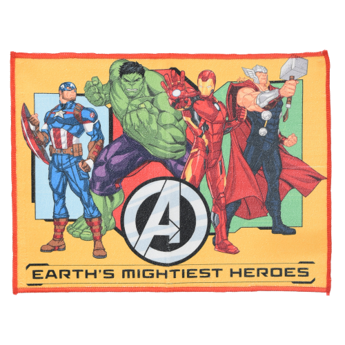 TOVAGLIETTA AVENGERS MARVEL IN TESSUTO DA COLAZIONE PRANZO 40X30 CM - EZ18157