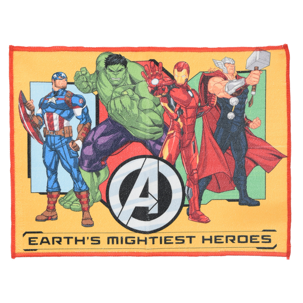 TOVAGLIETTA AVENGERS MARVEL IN TESSUTO DA COLAZIONE PRANZO 40X30 CM - EZ18157