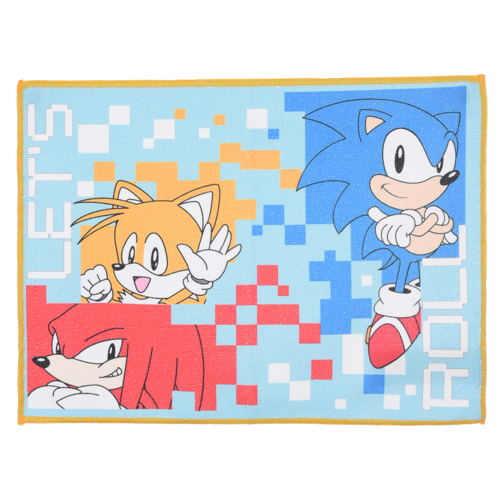 TOVAGLIETTA SONIC KNUCKLES TAILS IN TESSUTO DA COLAZIONE PRANZO 40X30 CM - EZ18144