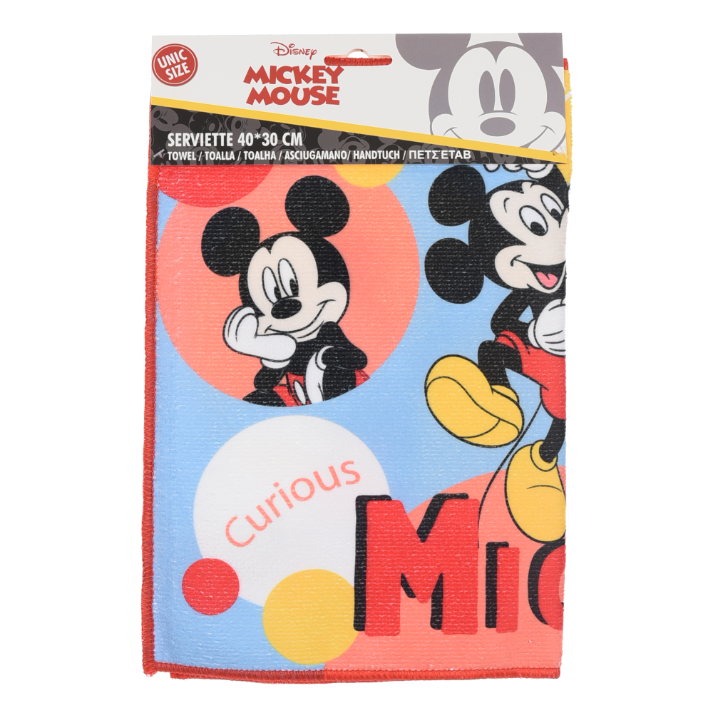 TOVAGLIETTA TOPOLINO DISNEY IN TESSUTO DA COLAZIONE PRANZO 40X30 CM - EZ18159