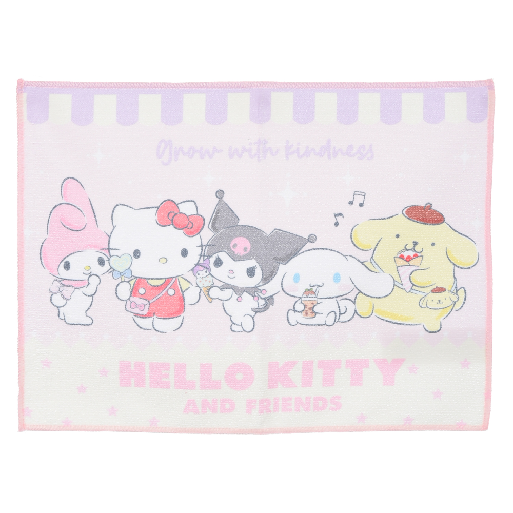 TOVAGLIETTA HELLO KITTY AND FRIENDS IN TESSUTO DA COLAZIONE PRANZO 40X30 CM - EZ18242