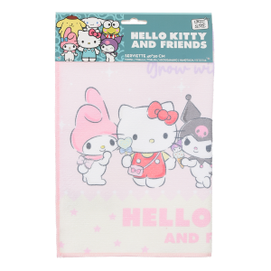 TOVAGLIETTA HELLO KITTY AND FRIENDS IN TESSUTO DA COLAZIONE PRANZO 40X30 CM - EZ18242
