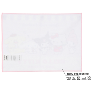 TOVAGLIETTA HELLO KITTY AND FRIENDS IN TESSUTO DA COLAZIONE PRANZO 40X30 CM - EZ18242