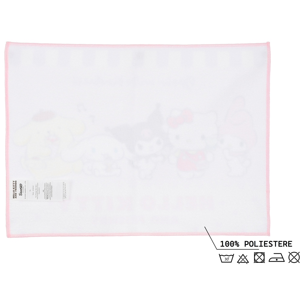 TOVAGLIETTA HELLO KITTY AND FRIENDS IN TESSUTO DA COLAZIONE PRANZO 40X30 CM - EZ18242