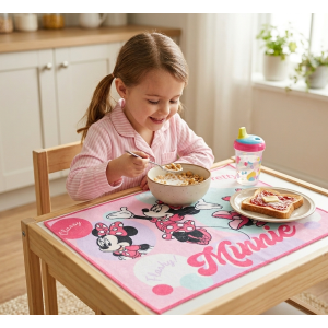 TOVAGLIETTA MINNIE DISNEY IN TESSUTO DA COLAZIONE PRANZO 40X30 CM - EZ18086