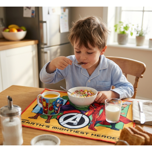 TOVAGLIETTA AVENGERS MARVEL IN TESSUTO DA COLAZIONE PRANZO 40X30 CM - EZ18157