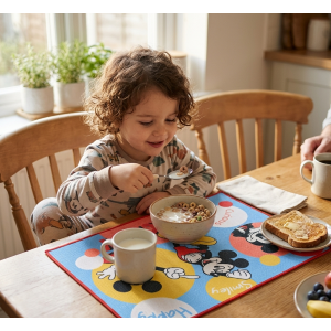 TOVAGLIETTA TOPOLINO DISNEY IN TESSUTO DA COLAZIONE PRANZO 40X30 CM - EZ18159
