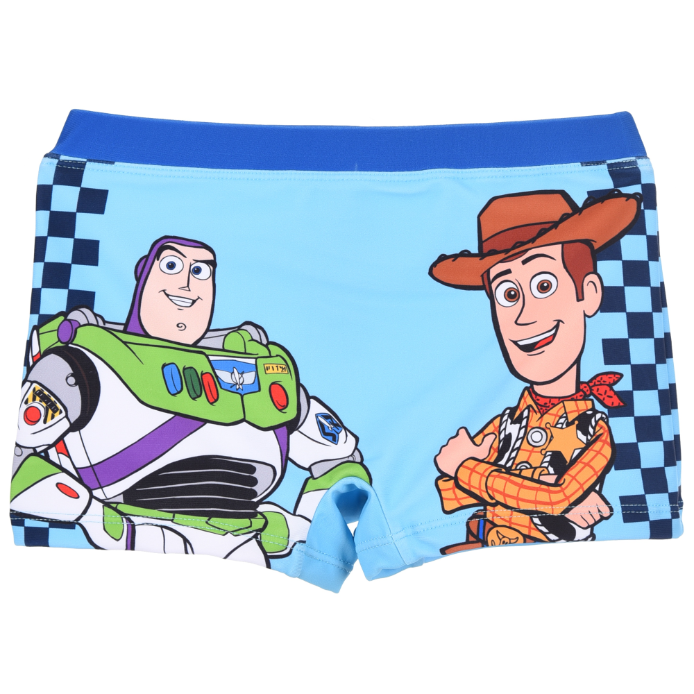 COSTUME DA BAGNO TOY STORY DISNEY PIXAR MODELLO PARIGAMBA BOXER MARE PISCINA BAMBINO - EZ18221AZZURRO