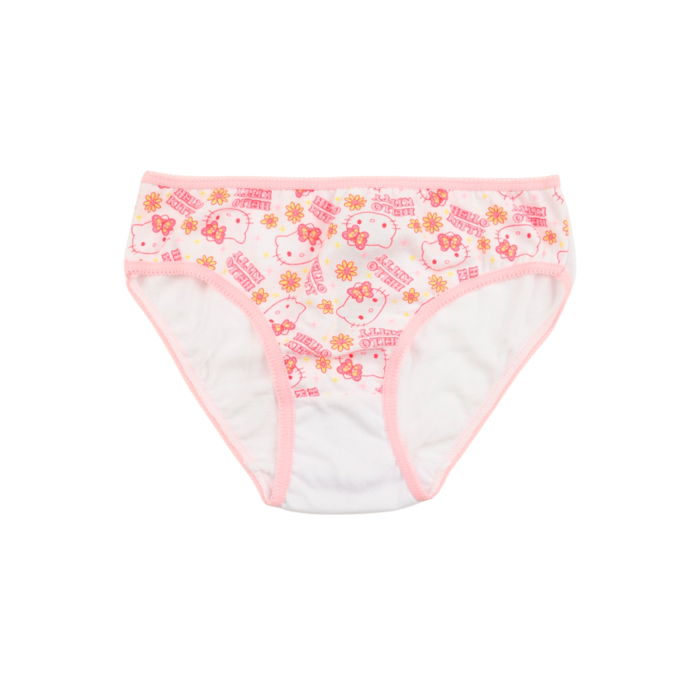 MUTANDINE SET 3 PEZZI HELLO KITTY SANRIO SLIP IN COTONE IN SCATOLA 3/8 ANNI- EZ30044