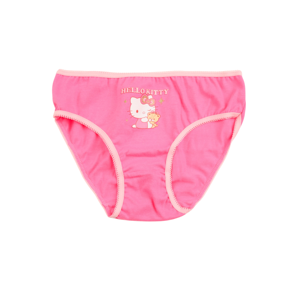 MUTANDINE SET 3 PEZZI HELLO KITTY SANRIO SLIP IN COTONE IN SCATOLA 3/8 ANNI- EZ30044