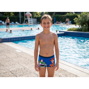 COSTUME DA BAGNO TOY STORY DISNEY PIXAR MODELLO PARIGAMBA BOXER MARE PISCINA BAMBINO - EZ18221BLU