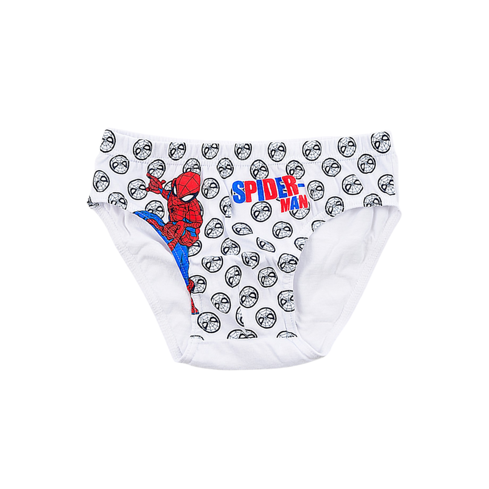 MUTANDINE SET 3 PEZZI SPIDERMAN MARVEL SLIP IN COTONE IN SCATOLA 3/8 ANNI- EZ30036