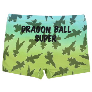 COSTUME DA BAGNO DRAGON BALL SUPER MODELLO PARIGAMBA BOXER MARE PISCINA BAMBINO - EZ18179VERDE
