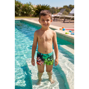 COSTUME DA BAGNO DRAGON BALL SUPER MODELLO PARIGAMBA BOXER MARE PISCINA BAMBINO - EZ18179VERDE