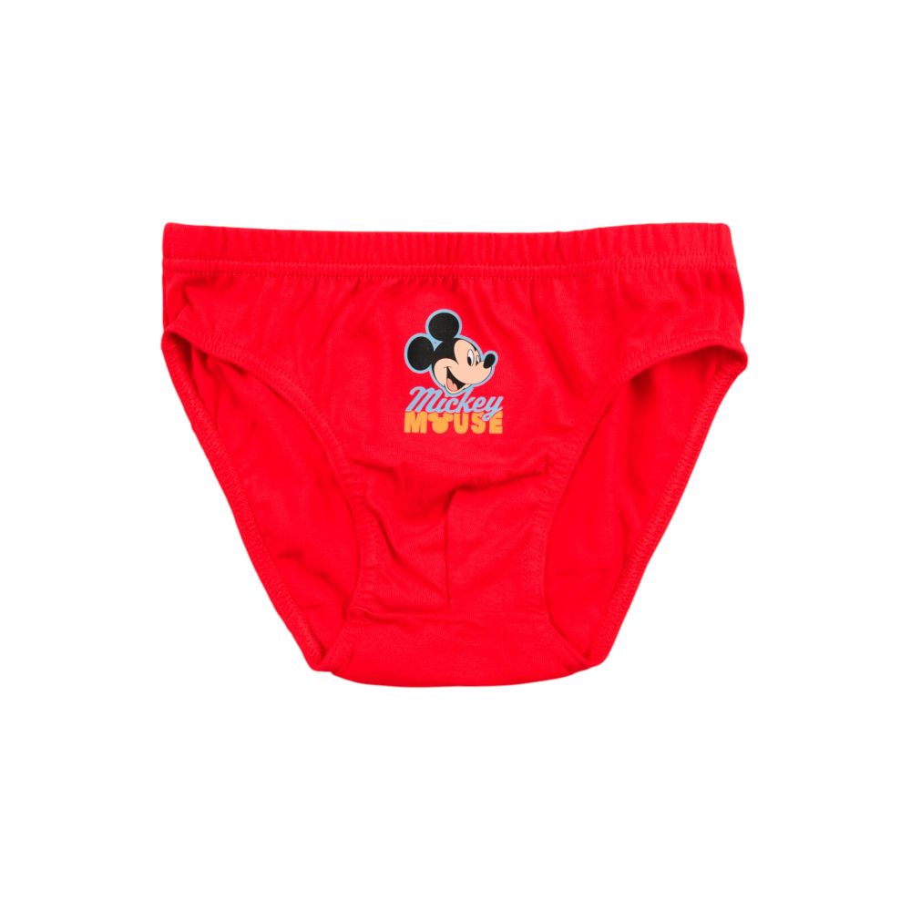 MUTANDINE SET 3 PEZZI TOPOLINO DISNEY SLIP IN COTONE IN SCATOLA 3/6 ANNI- EZ30062