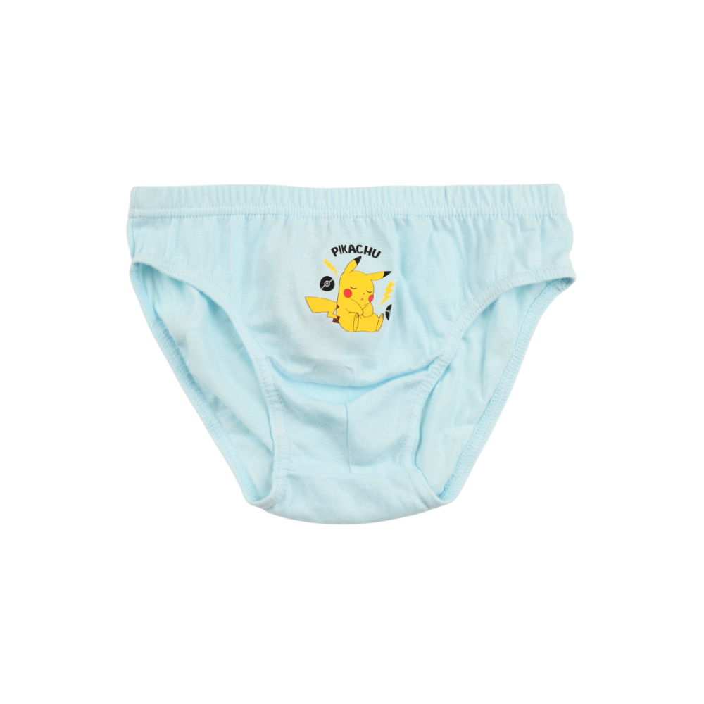 MUTANDINE SET 3 PEZZI PIKACHU POKEMON SLIP IN COTONE IN SCATOLA 3/6 ANNI- EZ30004