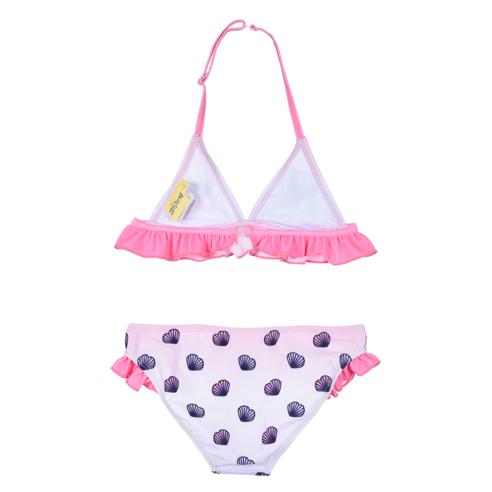 COSTUME DA BAGNO STITCH DISNEY BIKINI MARE 2 PEZZI TOP E SLIP BAMBINA - EZ18072ROSA