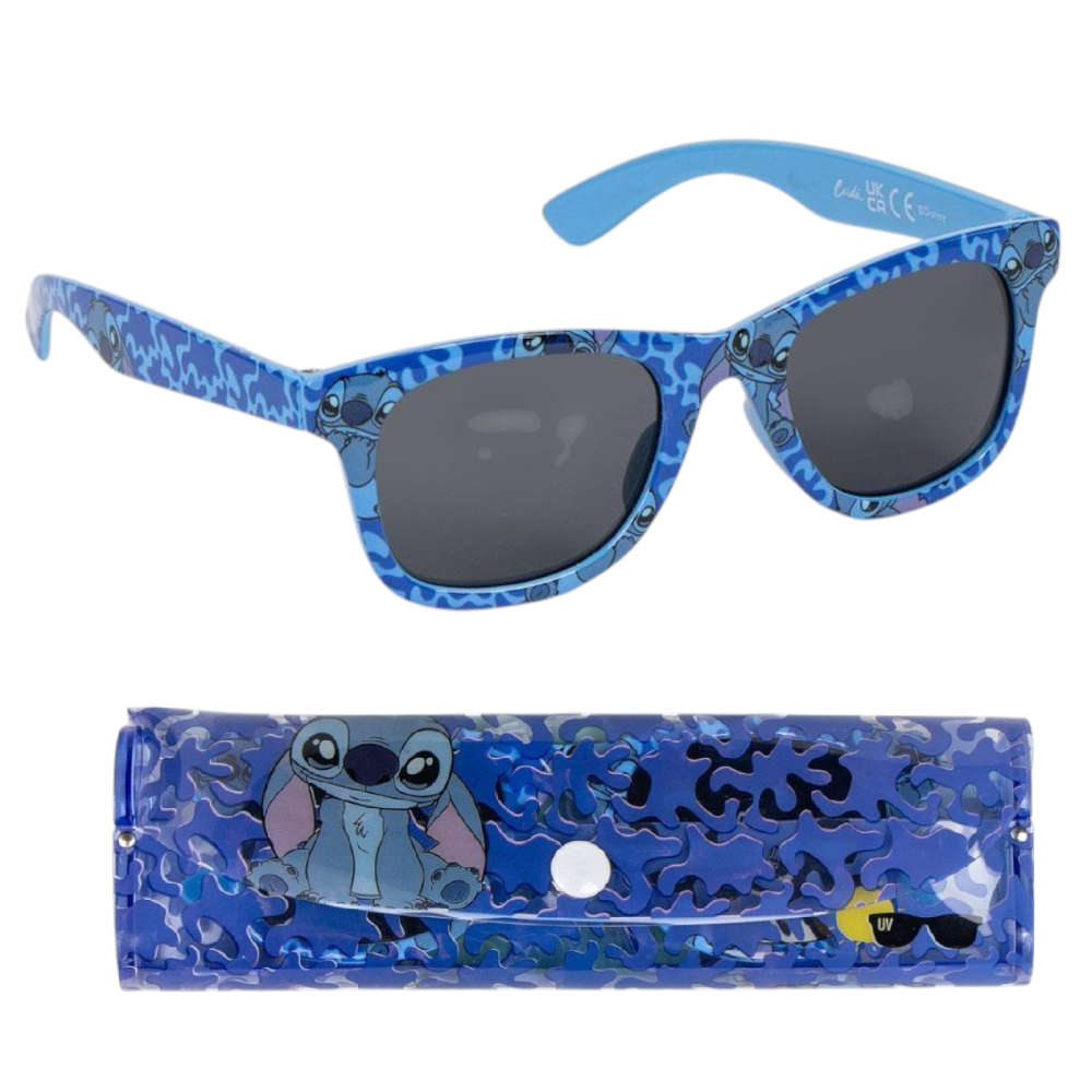 OCCHIALI DA SOLE STITCH DISNEY LENTI SPECCHIATE RETTANGOLARI FILTRO UV400 - 2824/3