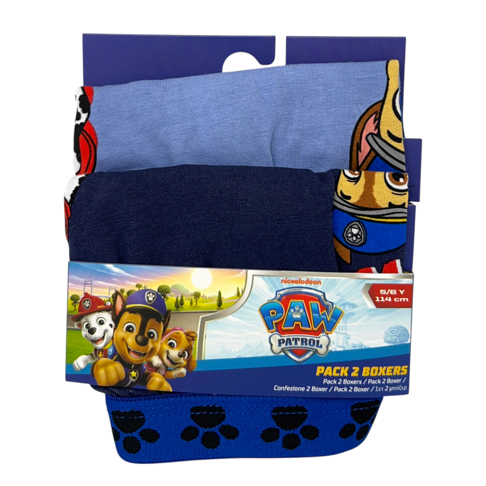 BOXER SET 2 PEZZI PAW PATROL MUTANDE IN COTONE 3/6 ANNI - EZ30028/2