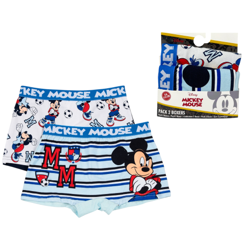 BOXER SET 2 PEZZI TOPOLINO DISNEY MUTANDE IN COTONE 3/6 ANNI - EZ30026/2