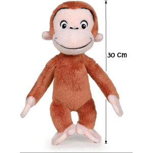 PELUCHE CURIOSO COME GEORGE MORBIDO PUPAZZO UNIVERSAL 30 CM - CUU09000