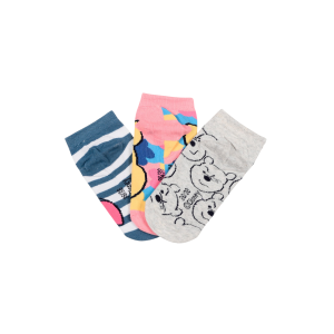 CALZINI WINNIE THE POOH DISNEY IN MISTO COTONE 3 PAIA ASSORTITI ADULTO 36/41 - EZ39002/2