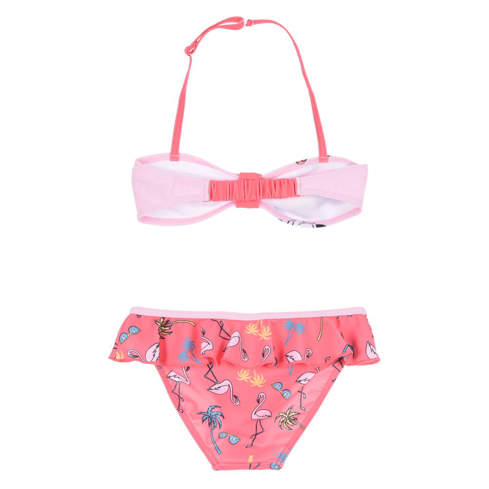 COSTUME DA BAGNO MINNIE DISNEY 2 PEZZI BIKINI MARE TOP E SLIP BAMBINA - EZ18102ROSA