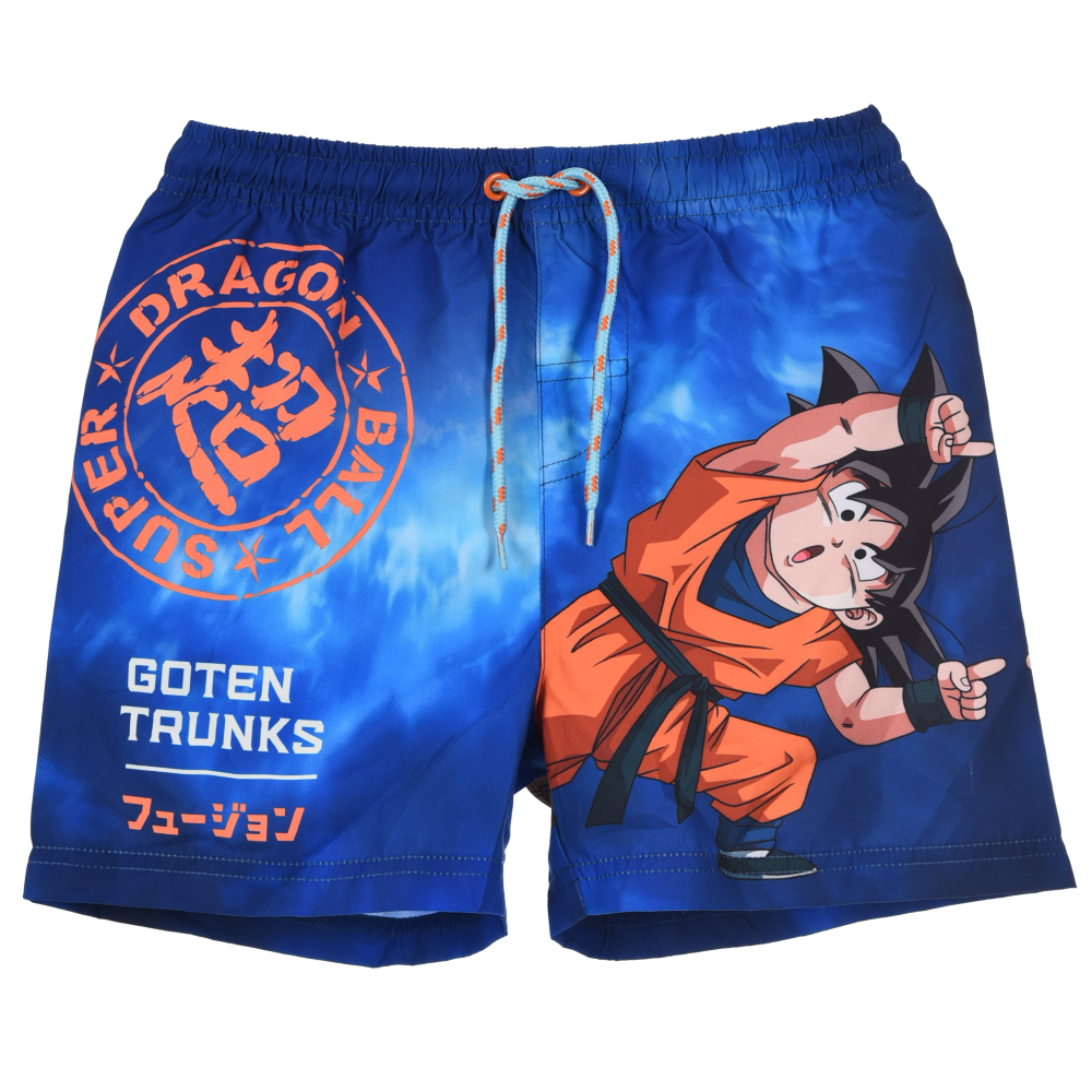 COSTUME DA BAGNO DRAGON BALL SUPER MODELLO PANTALONCINI MARE BERMUDA BAMBINI - EZ18119BLU