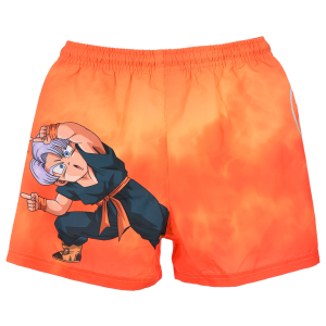 COSTUME DA BAGNO DRAGON BALL SUPER MODELLO PANTALONCINI MARE BERMUDA BAMBINI - EZ18119ARANCIO