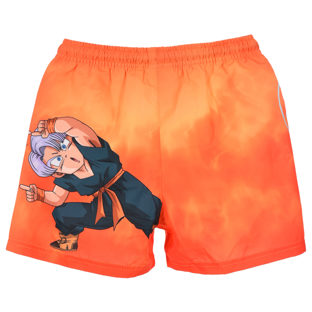 COSTUME DA BAGNO DRAGON BALL SUPER MODELLO PANTALONCINI MARE BERMUDA BAMBINI - EZ18119ARANCIO