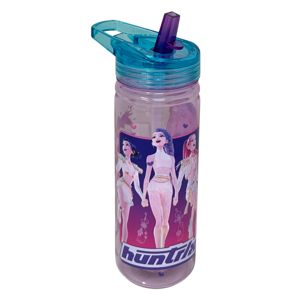 BORRACCIA ECOZEN HUNTRIX K-POP DEMON HUNTERS IN TRITAN BOTTIGLIA CON BECCUCCIO RIPIEGABILE 580 ML -86823