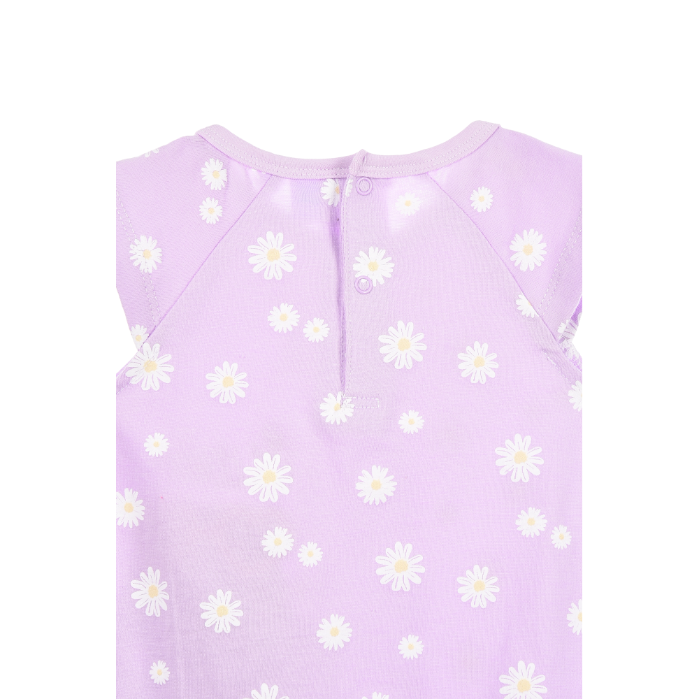 PAGLIACCETTO STITCH DISNEY BODY SMANICATO 100% COTONE NEONATA - EZ00001LILLA