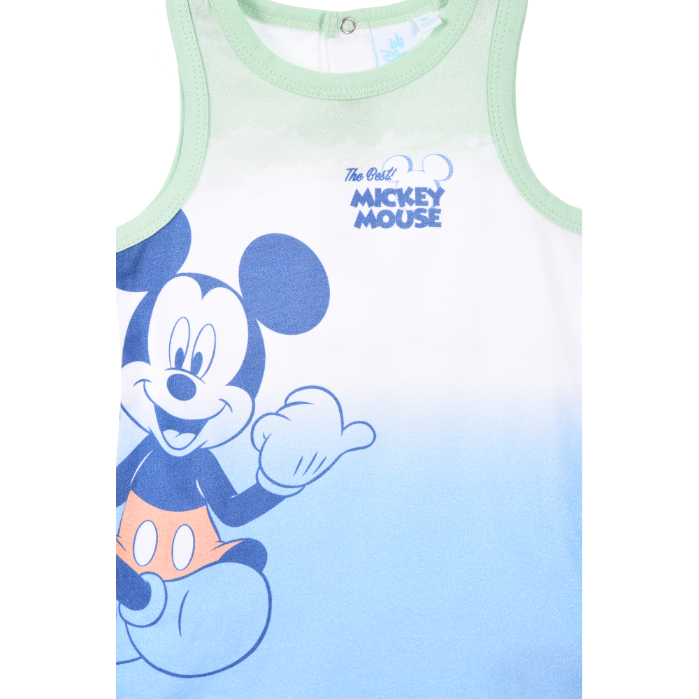 PAGLIACCETTO TOPOLINO DISNEY BODY SMANICATO 100% COTONE NEONATO - EZ00010BLU