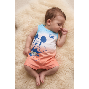 PAGLIACCETTO TOPOLINO DISNEY BODY SMANICATO 100% COTONE NEONATO - EZ00010ARANCIO