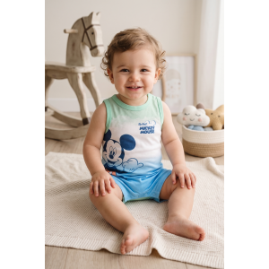 PAGLIACCETTO TOPOLINO DISNEY BODY SMANICATO 100% COTONE NEONATO - EZ00010BLU