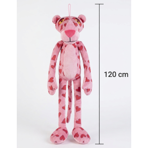 PELUCHE PANTERA ROSA CON CUORI MORBIDO PUPAZZO 120 CM - PTS250729G/120