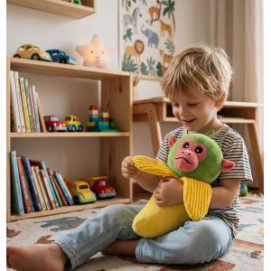 PELUCHE ITALIAN BRAINROT MORBIDO PUPAZZO CHIMPANZINI BANANINI 35 CM - BRT0015CHIMPANZINI