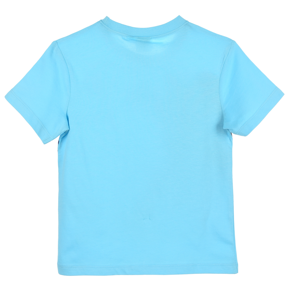 T-SHIRT SONIC THE HEDGEHOG MANICHE CORTE MAGLIETTA 100% COTONE BAMBINO - EZ10143TURCHESE
