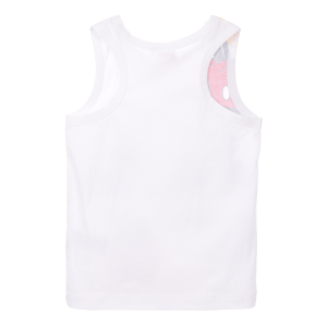 CANOTTA TOPOLINO DISNEY BAMBINO SMANICATA 100% COTONE CON STAMPA FRONTALE - EZ10158BIANCO