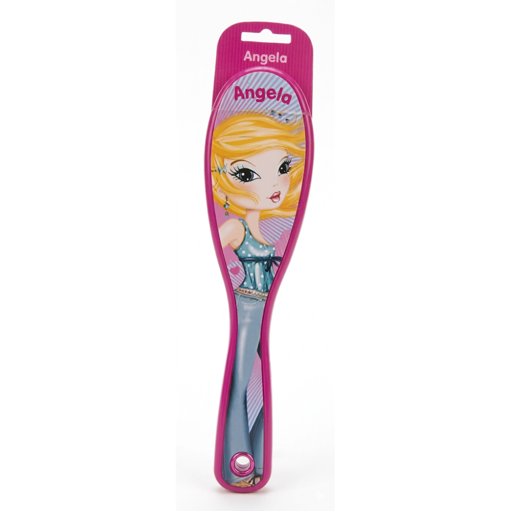 Spazzola per capelli Top Model ANGELA in plastica