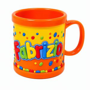 Tazza in plastica personalizzata Disney Fabrizio