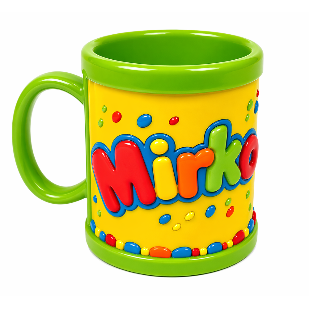 Tazza in plastica personalizzata Disney Mirko