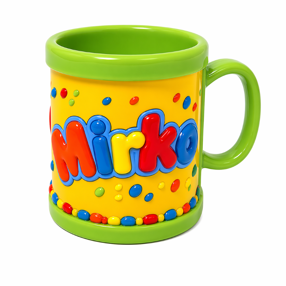 Tazza in plastica personalizzata Disney Mirko