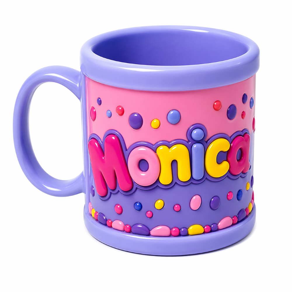 Tazza in plastica personalizzata Disney Monica