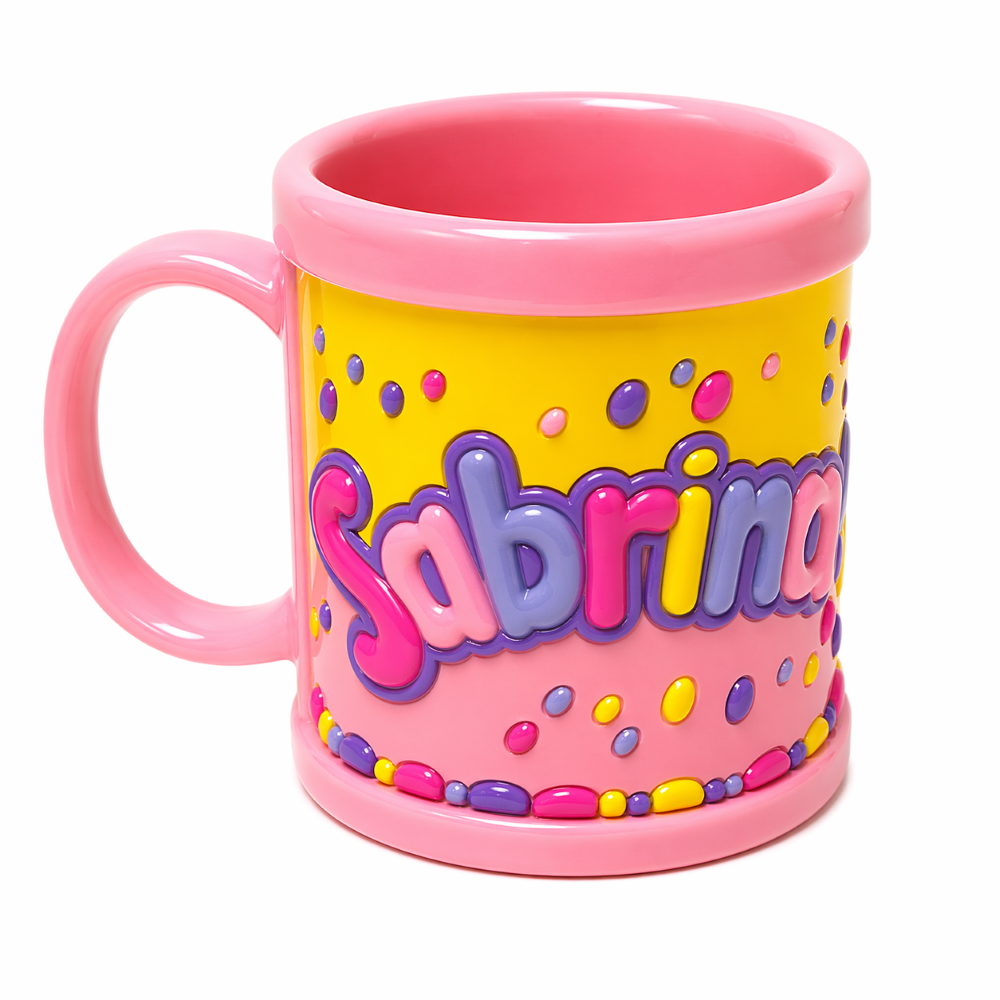 Tazza in plastica personalizzata Disney Sabrina