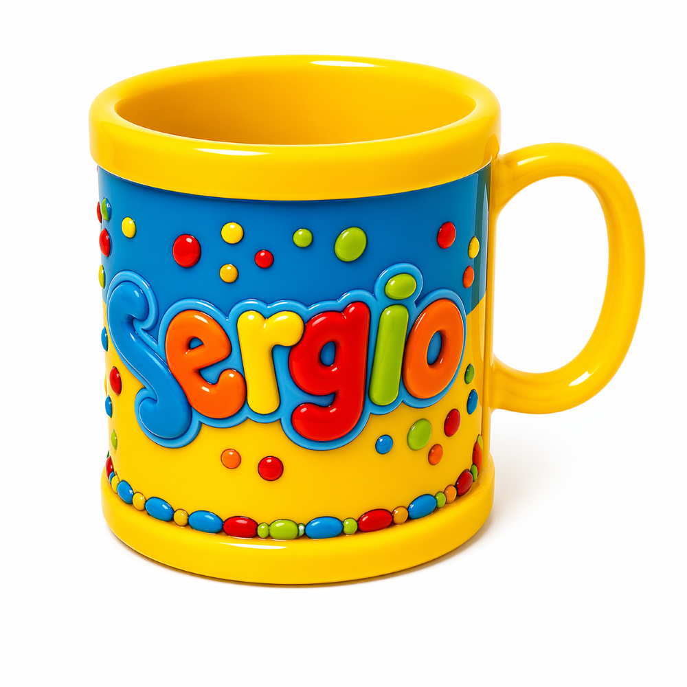 Tazza in plastica personalizzata Disney Sergio