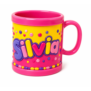 Tazza in plastica personalizzata Disney SILVIA