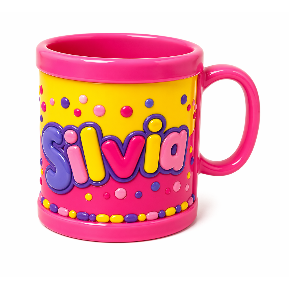 Tazza in plastica personalizzata Disney SILVIA