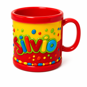 Tazza in plastica personalizzata Disney Silvio