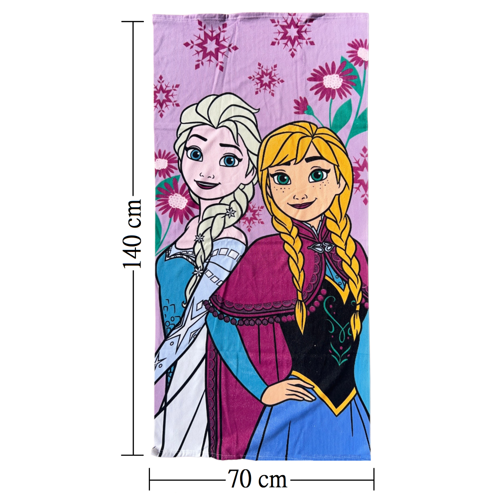 TELO MARE FROZEN DISNEY ASCIUGAMANO PER BAMBINI IN MICROFIBRA CM 140X70 - FRO2082